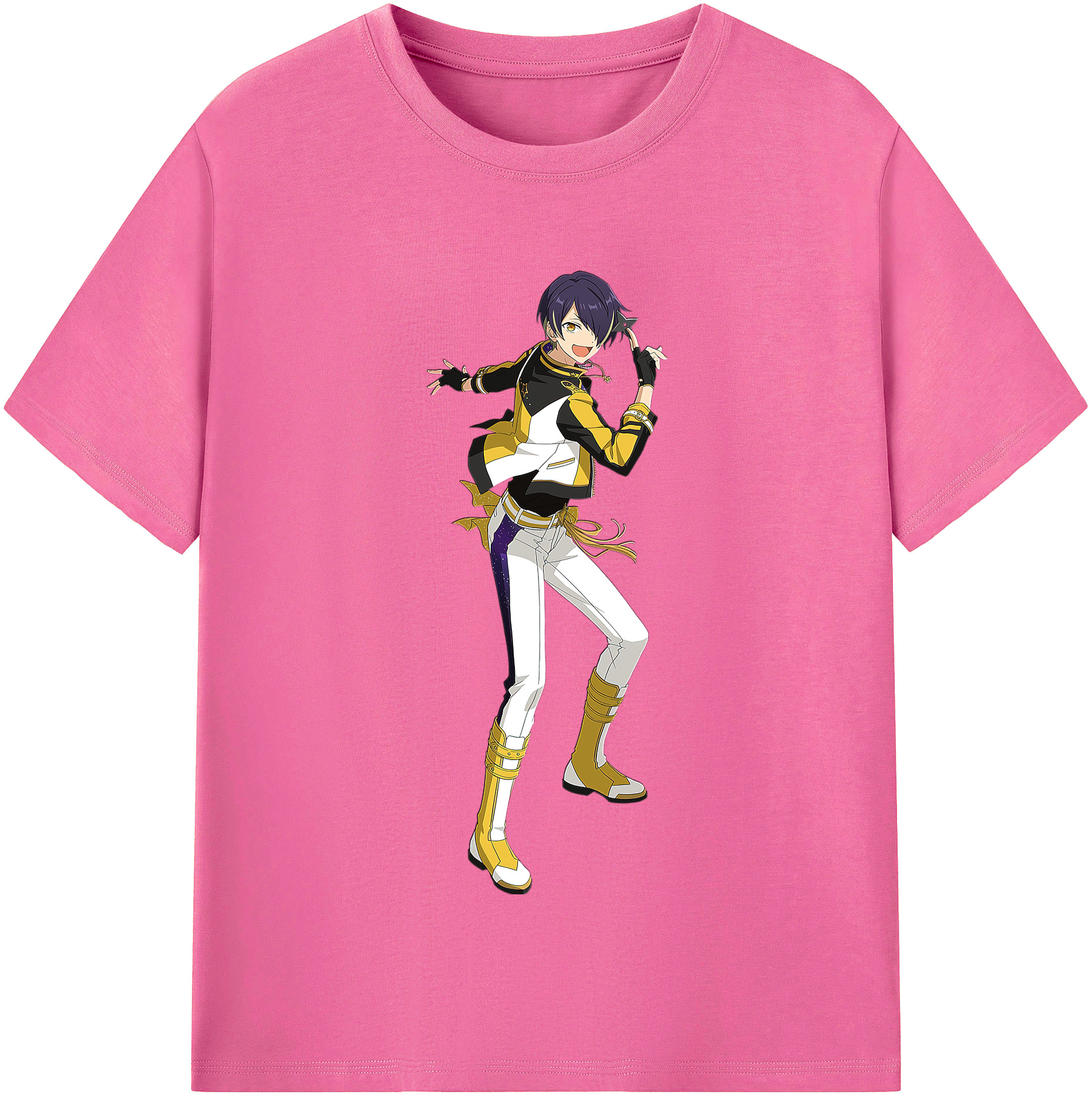 （画像用） あんさんぶるスターズ! Ensemble Stars レディースカジュアルプリントTシャツ（綿100％）
